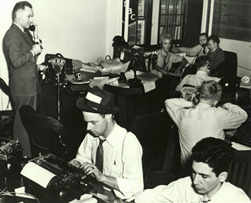 WBZ News Room 1939
