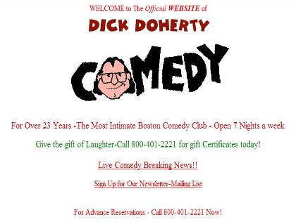 Dick Doherty’s Comedy Vault