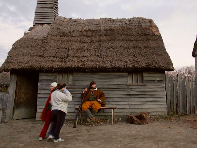 Plimoth Plantation recreates the world of the Pilgrims. (Photo by Joe Raedle/Getty Images) 