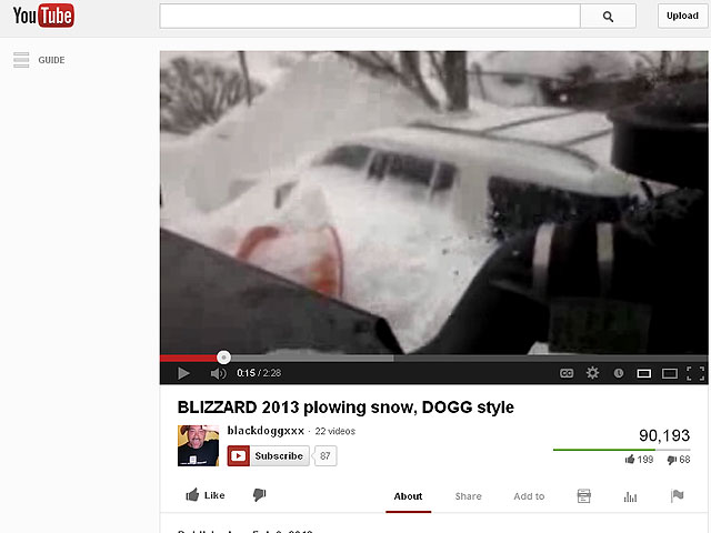 A screenshot of the video before it was taken off YouTube.