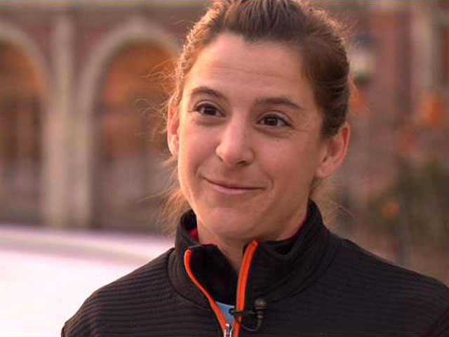 Elite Boston Marathon runner Serena Burla