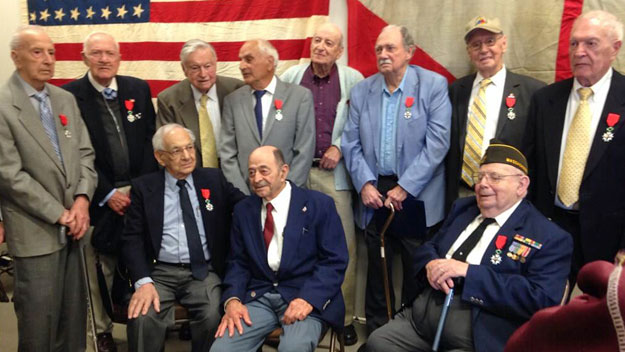 Veterans awarded French Legion of Honor. (Photo from Ken Tucci)