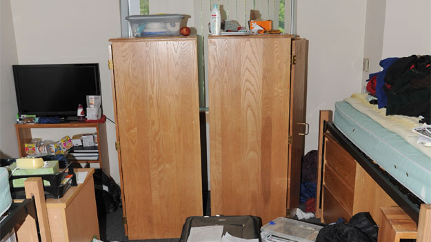 Dzhokhar Tsarnaev's dorm room (Image courtesy DOJ)