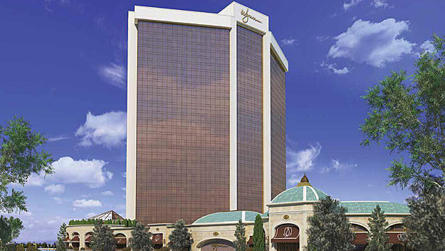 An artist rendering of the proposed Wynn Casino in Everett. (WBZ-TV)