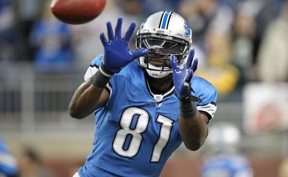 Calvin Johnson says he's ready to go for Detroit this Sunday off his team's bye week.  (Photo by Leon Halip/Getty Images)