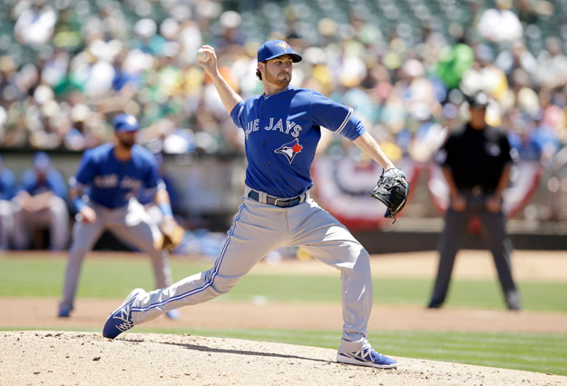 Drew Hutchison of the Toronto Blue Jays on July 6, 2014. (Getty Images)