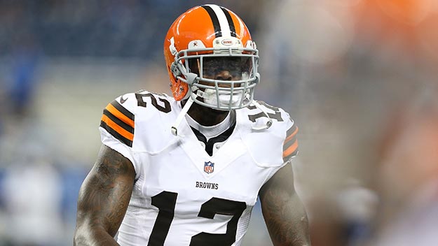 Josh Gordon #12 of the Cleveland Browns (Photo by Leon Halip/Getty Images) 
