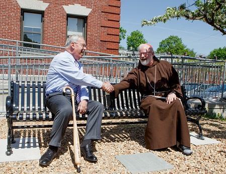 Former Boston Mayor Tom Menino and Cardinal Sean O'Malley in May 2014 (Photo credit Boston Archdiocese)