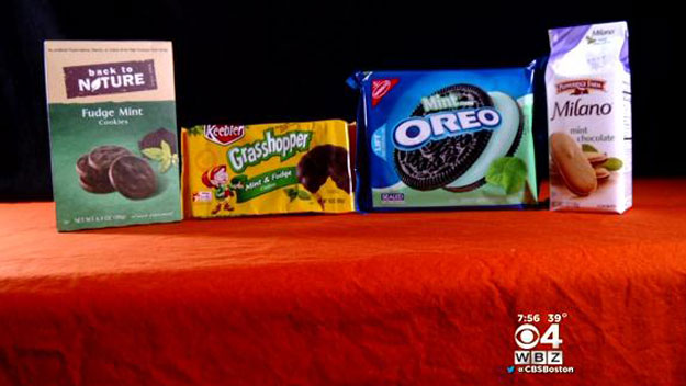 Phantom taste tested four brands of mint chocolate cookies. (Image credit: Phantom Gourmet)