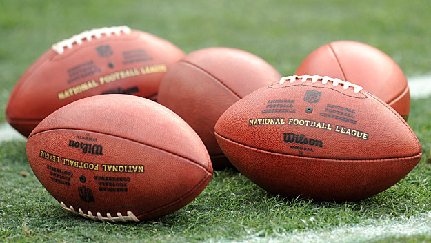 NFL Footballs.  (Photo by Mitchell Layton/Getty Images)