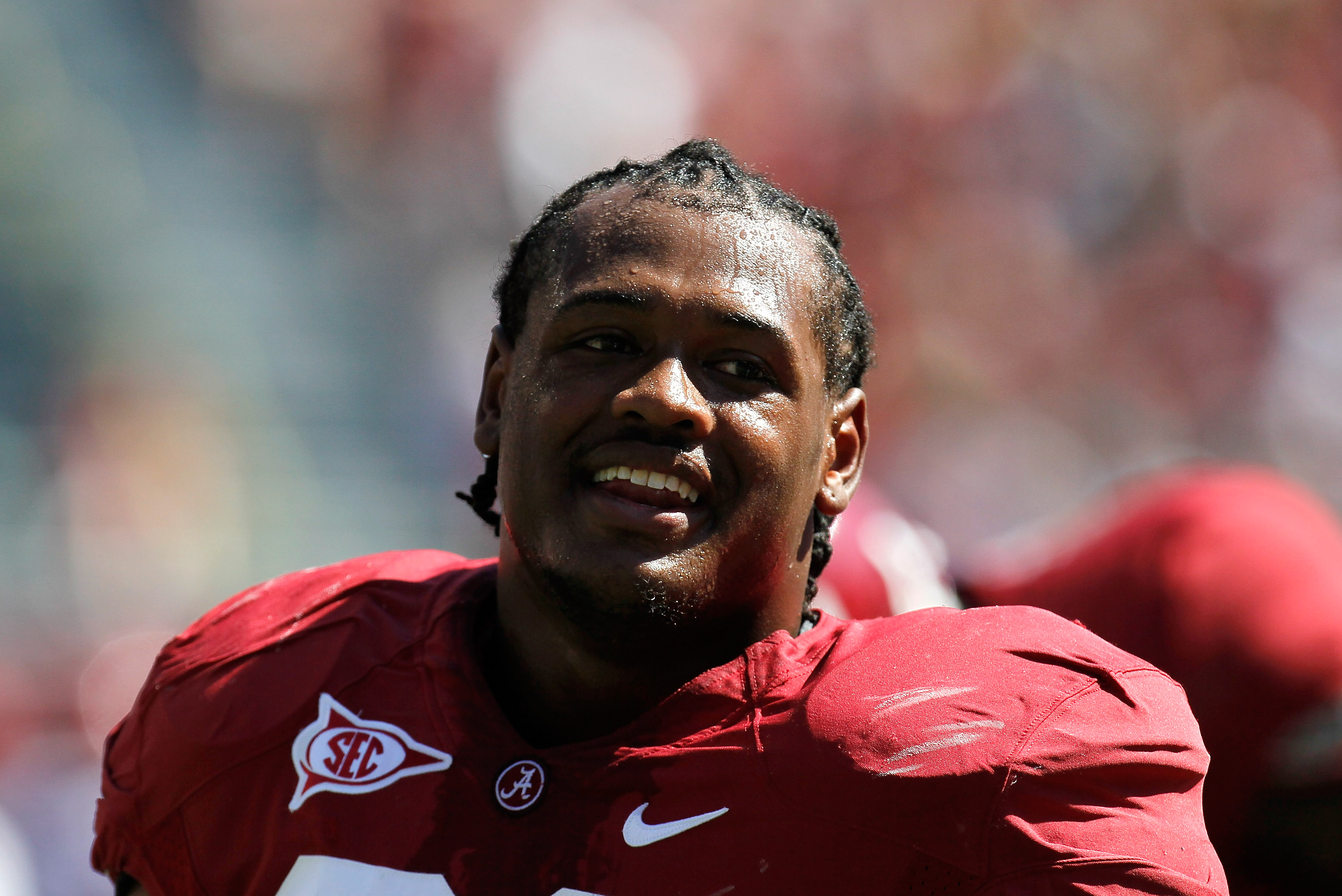 Dont'a Hightower with the Alabama Crimson Tide. (Photo by Kevin C. Cox/Getty Images)