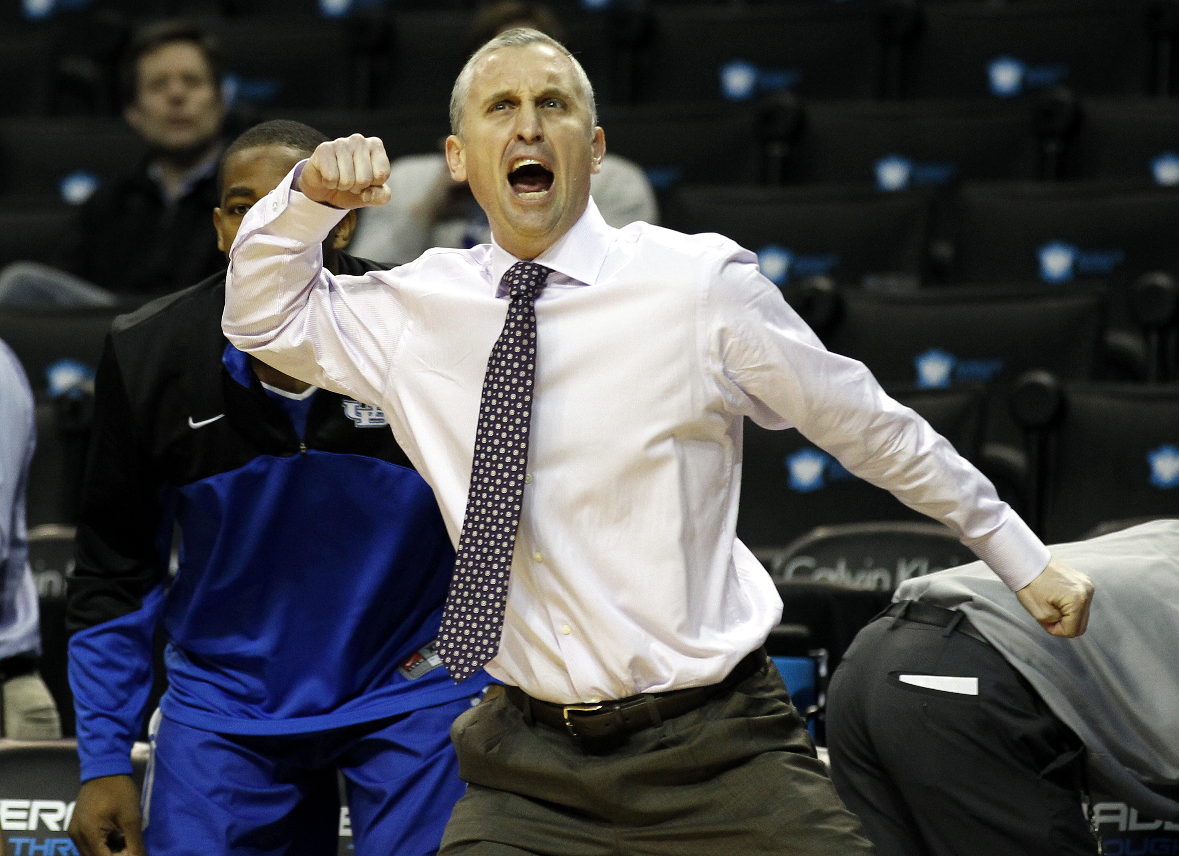Head coach Bobby Hurley of the Buffalo Bulls. (Photo by Adam Hunger/Getty Images)