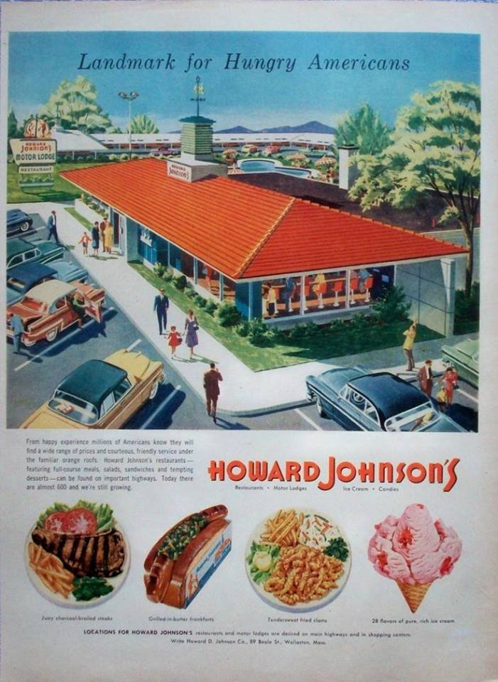 A classic Howard Johnson's menu. (Photo credit: Howard Johnson's-Facebook) 