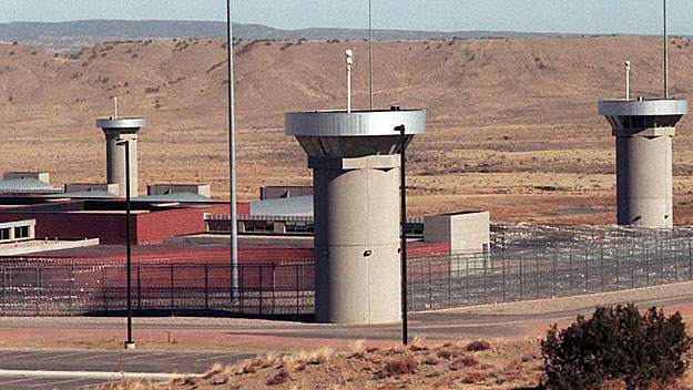 The super-maximum-security federal prison in Florence, Colorado, 100 miles south of Denver. (Image credit: Bob Daemmrich/AFP/Getty Images)