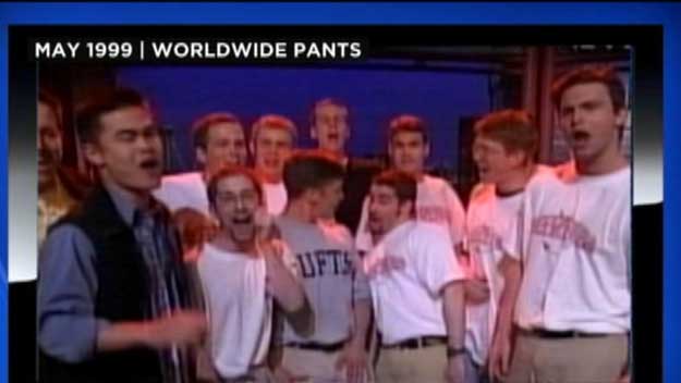 The Tufts University men's a capella group on Letterman.