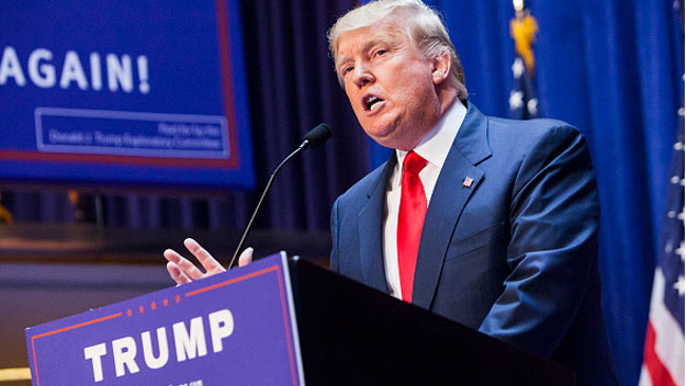 Donald Trump announces his candidacy., June 16, 2015  (Photo by Christopher Gregory/Getty Images)