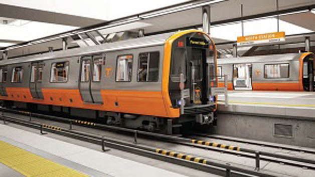 Chosen Orange Line design (Courtesy: MBTA) 