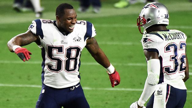 Darius Fleming and Devin McCourty (Photo by Harry How/Getty Images)