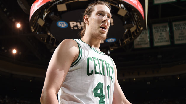 Celtics forward Kelly Olynyk. (Photo by Brian Babineau/NBAE via Getty Images)
