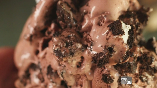 Chocolate Mint Oreo ice cream at Kimball Farm (Image: Phantom Gourmet)