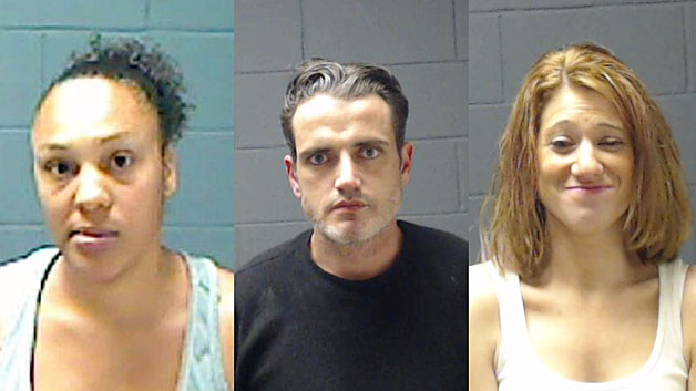 From left, Nicole Jefferson, Eric Flavin and Katie O'Dea. (Image credit: Rockland Police)