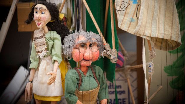 Some of the puppets made at UConn (Image credit Boston Pops)