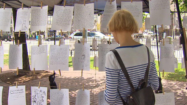 The Stranger Project in Kenmore Square (WBZ-TV)