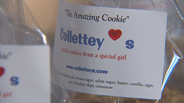 Collettey's Cookies. (WBZ-TV)