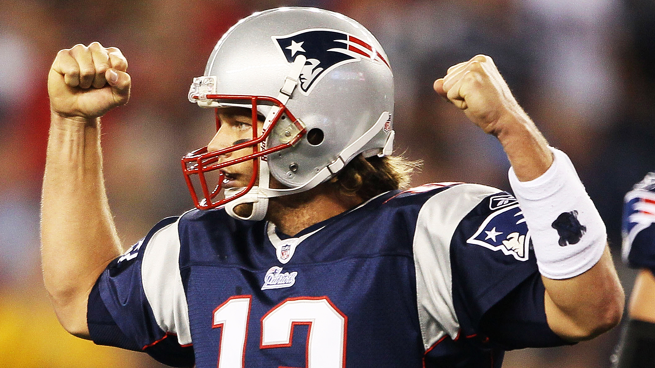 Tom Brady in 2010 (Photo by Elsa/Getty Images)