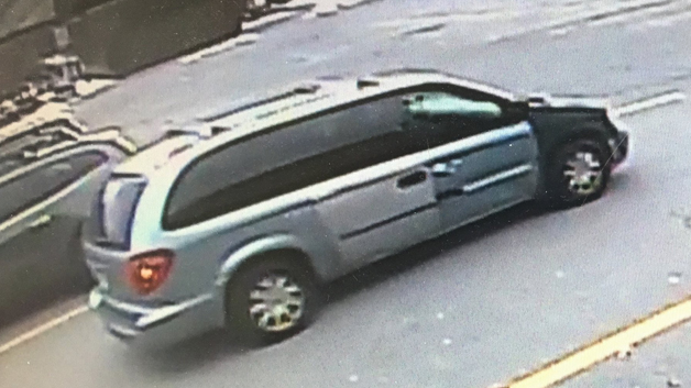 A van involved in a Westford robbery. (Image Credit: Westford Police)