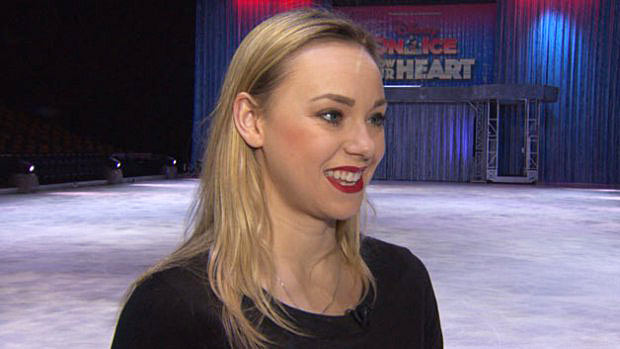 Disney on Ice performer Lauren McCabe. (WBZ-TV)