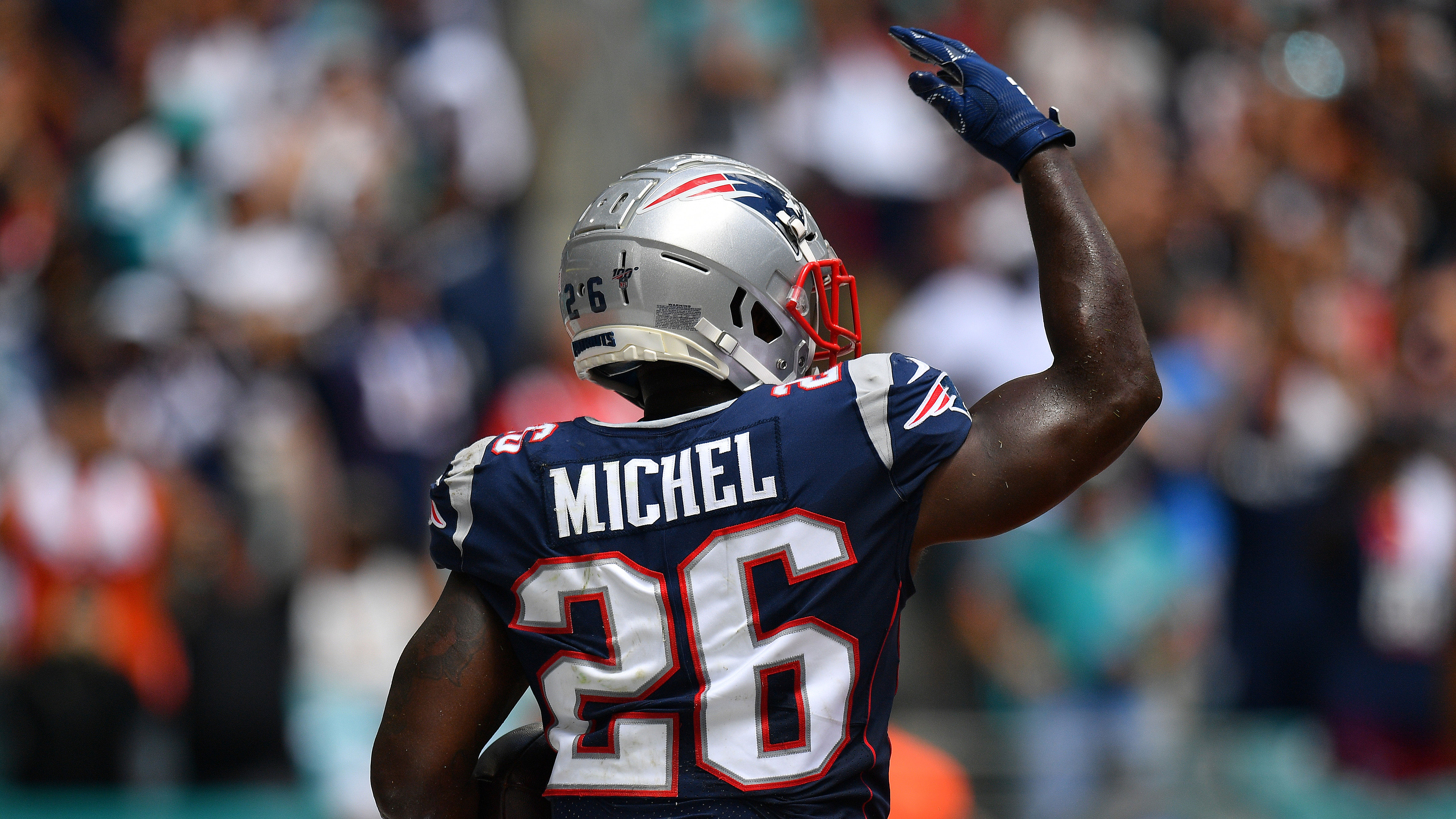 Sony Michel Debuts At Training Camp, Making Patriots' Running Back  Situation All The More Interesting – CBS Boston