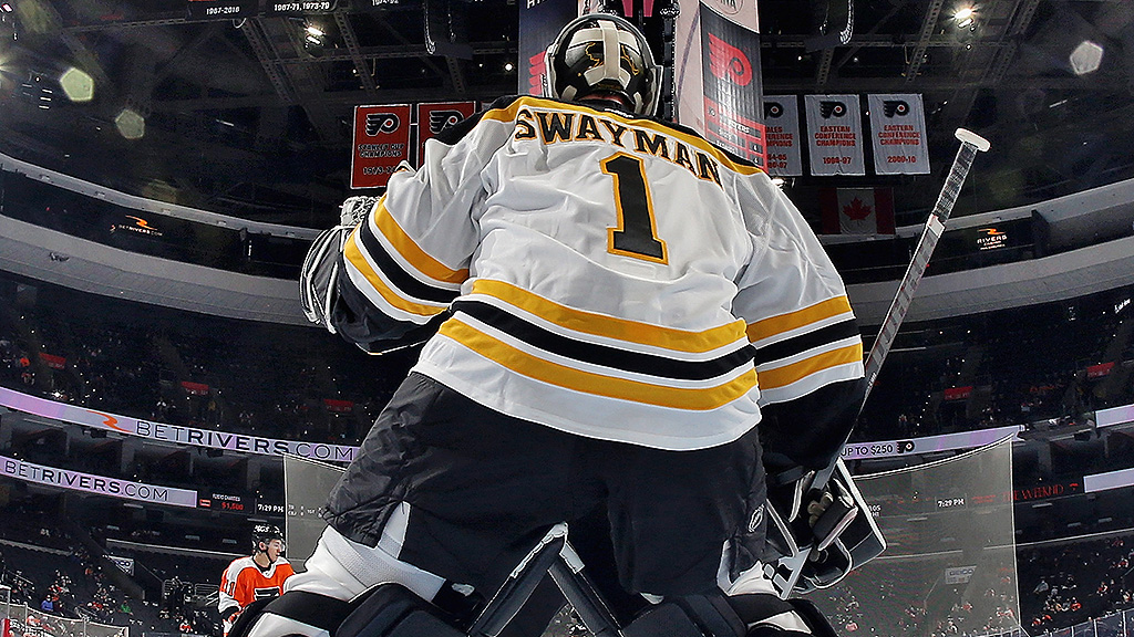 Jeremy Swayman Earns Win For Bruins, Shows Poise Of A Veteran In NHL Debut  – CBS Boston