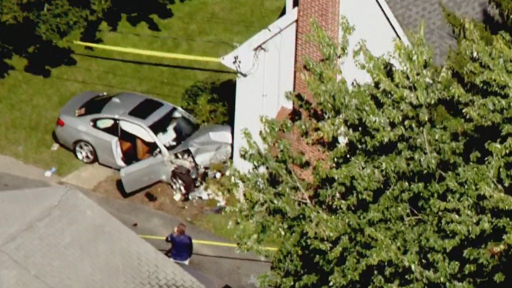 2 Elderly Passengers Killed When Car Slams Into Needham Home Cbs Boston