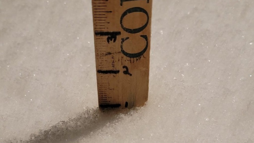 Which Towns Got At Least 1 Inch Of Snow During First Winter Storm Of The Season?