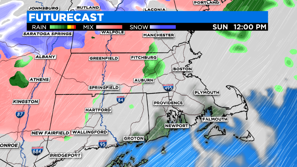 Freezing Rain, Black Ice Possible As Wintry Mix Passes Through On Sunday