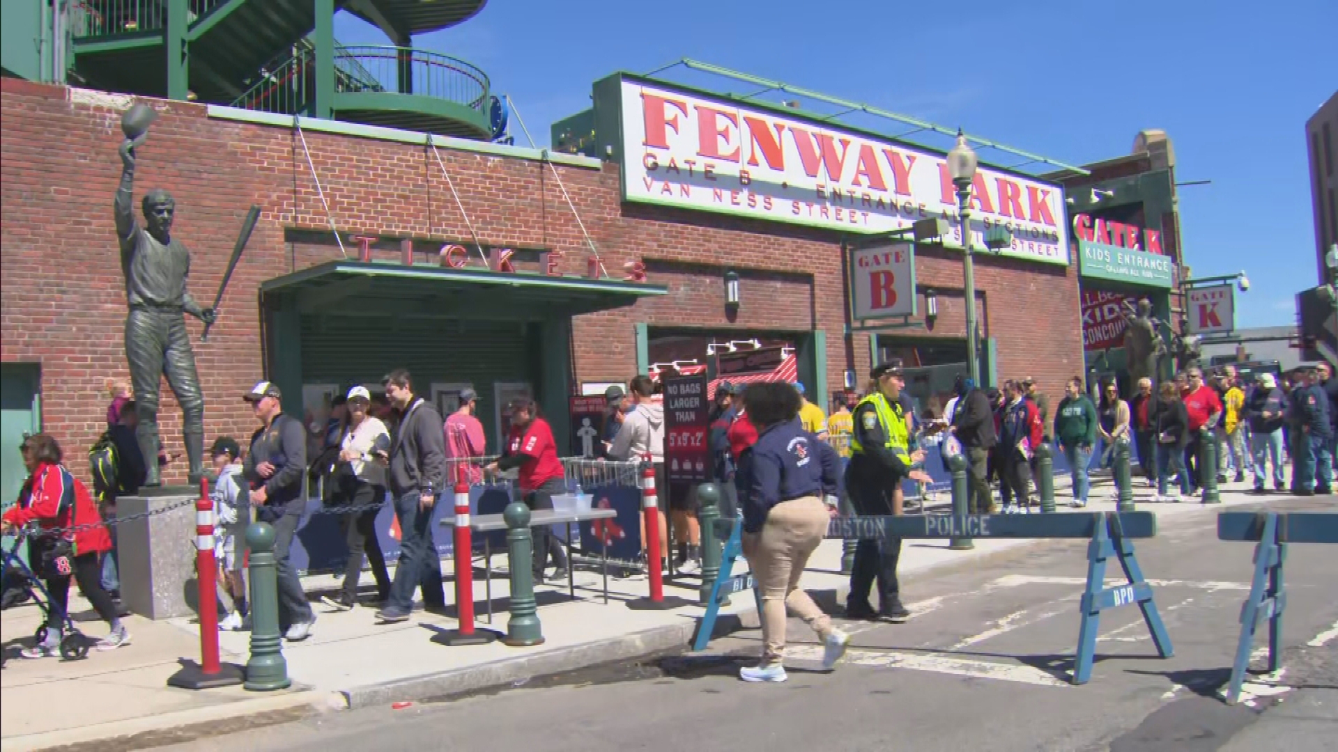 Fans Thrilled To Be Back At Fenway Park For Opening Day